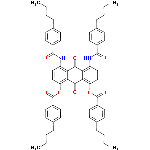 4,5-bis{[(4-butylphenyl)carbonyl]amino}-9,10-dioxo-9,10-dihydroanthracene-1,8-diyl bis(4-butylbenzoate)