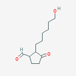 Cyclopentanecarboxaldehyde, 2-(6-hydroxyhexyl)-3-oxo-