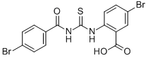 5-BROMO-2-[[[(4-BROMOBENZOYL)AMINO]THIOXOMETHYL]AMINO]-BENZOIC ACID