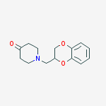 4-Piperidinone, 1-[(2,3-dihydro-1,4-benzodioxin-2-yl)methyl]-
