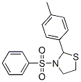 2-(4-METHYLPHENYL)-3-(PHENYLSULFONYL)-THIAZOLIDINE