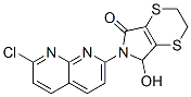 6-(7-chloro-1,8-naphthyridin-2-yl)-2,3,6,7-tetrahydro-7-hydroxy-5H-1,4-dithiino[2,3-c]pyrrol-5-one