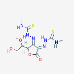 (3E,4Z)-5-(1,2-dihydroxyethyl)furan-2,3,4(5H)-trione 3,4-bis(N-methylthiosemicarbazone) 