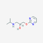 2-Propanol, 1-[(1-methylethyl)amino]-3-(2-pyrimidinyloxy)-