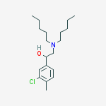 1-(3-chloro-4-methylphenyl)-2-(dipentylamino)ethanol