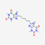 8-[5-(1,3-dimethyl-2,6-dioxo-7h-purin-8-yl)pentyl]-1,3-dimethyl-7h-purine-2,6-dione