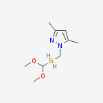 1H-Pyrazole, 1-[(dimethoxymethylsilyl)methyl]-3,5-dimethyl-