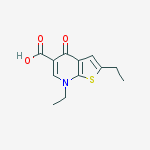 Thieno[2,3-b]pyridine-5-carboxylic acid, 2,7-diethyl-4,7-dihydro-4-oxo-