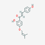 (e)-1-[2-hydroxy-4-(3-methylbut-2-enoxy)phenyl]-3-(4-hydroxyphenyl)prop-2-en-1-one