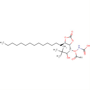 Carbamic acid,[(1S)-2-hydroxy-1-[(4S,5R)-2-oxo-5-tetradecyl-1,3-dioxolan-4-yl]ethyl]-,1,1-dimethylethyl ester