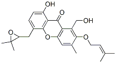 5-[(3,3-Dimethyloxiranyl)methyl]-8-hydroxy-1-hydroxymethyl-3-methyl-2-[(3-methyl-2-butenyl)oxy]-9H-xanthen-9-one