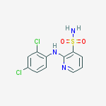 3-Pyridinesulfonamide, 2-[(2,4-dichlorophenyl)amino]-