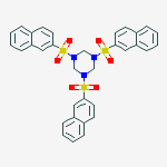 1,3,5-Triazine, hexahydro-1,3,5-tris(2-naphthalenylsulfonyl)-