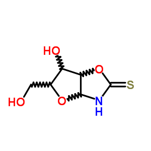 6-hydroxy-5-(hydroxymethyl)tetrahydrofuro[2,3-d][1,3]oxazole-2(3H)-thione
