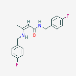 (z)-n-[(4-fluorophenyl)methyl]-3-[(4-fluorophenyl)methylamino]but-2-enamide