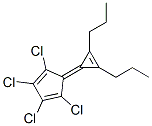 1,2,3,4-Tetrachloro-5-(2,3-dipropyl-2-cyclopropen-1-ylidene)-1,3-cyclo pentadiene