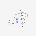1-(4-fluorophenyl)-4,5-dihydro-1H,3H-1,4-epoxy[1,4]oxazepino[4,3-a]benzimidazole