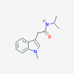 1H-Indole-3-acetamide, 1-methyl-N-(1-methylethyl)-