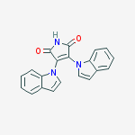 1H-Pyrrole-2,5-dione, 3,4-di-1H-indol-1-yl-