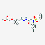 methyl [3-({[(4-methylphenyl)(phenylsulfonyl)amino]acetyl}carbonohydrazonoyl)phenoxy]acetate 