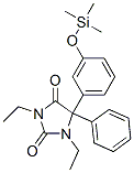 1,3-Diethyl-5-phenyl-5-[3-(trimethylsiloxy)phenyl]-2,4-imidazolidinedione