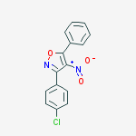 Isoxazole, 3-(4-chlorophenyl)-4-nitro-5-phenyl-