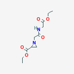 ETHYL 1-(ETHOXYCARBONYLMETHYLCARBAMOYLMETHYL)AZIRIDINE-2-CARBOXYLATE