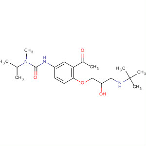 Urea,N'-[3-acetyl-4-[3-[(1,1-dimethylethyl)amino]-2-hydroxypropoxy]phenyl]-N-methyl-N-(1-methylethyl)-