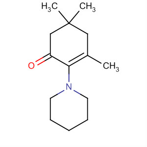 2-Cyclohexen-1-one, 3,5,5-trimethyl-2-(1-piperidinyl)-