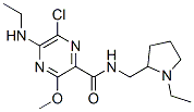 N-[(1-Ethylpyrrolidin-2-yl)methyl]-6-chloro-5-(ethylamino)-3-methoxypyrazine-2-carboxamide