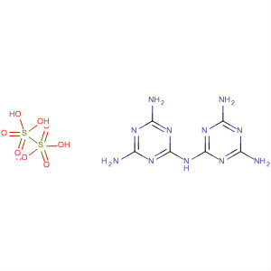 Disulfuric acid, compd. withN-(4,6-diamino-1,3,5-triazin-2-yl)-1,3,5-triazine-2,4,6-triamine (1:1)