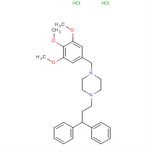 Piperazine, 1-(3,3-diphenylpropyl)-4-[(3,4,5-trimethoxyphenyl)methyl]-,dihydrochloride
