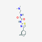 N-[2-(dimethylamino)ethyl]-N'-(4-tricyclo[3.3.1.1~3,7~]dec-1-yl-1,3-thiazol-2-yl)ethanediamide
