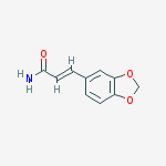 (e)-3-(1,3-benzodioxol-5-yl)prop-2-enamide