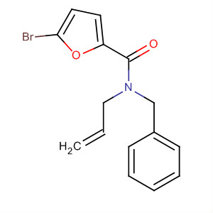 2-Furancarboxamide, 5-bromo-N-(phenylmethyl)-N-2-propenyl-