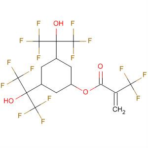 2-Propenoic acid, 2-(trifluoromethyl)-,3,5-bis[2,2,2-trifluoro-1-hydroxy-1-(trifluoromethyl)ethyl]cyclohexyl ester