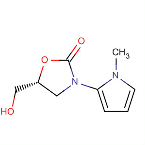 2-Oxazolidinone, 5-(hydroxymethyl)-3-(1-methyl-1H-pyrrol-2-yl)-, (5R)-