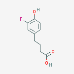 4-(3-fluoro-4-hydroxyphenyl)butyric acid