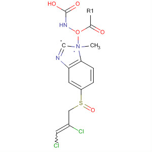 Carbamic acid,[5-[(2,3-dichloro-2-propenyl)sulfinyl]-1H-benzimidazol-2-yl]-, methylester