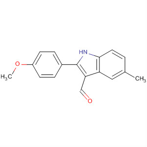 1H-Indole-3-carboxaldehyde, 2-(4-methoxyphenyl)-5-methyl-