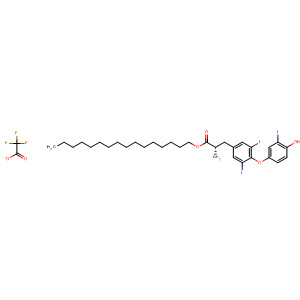 L-Tyrosine, O-(4-hydroxy-3-iodophenyl)-3,5-diiodo-, hexadecyl ester,trifluoroacetate (salt)