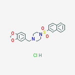 1-(1,3-benzodioxol-5-ylmethyl)-4-(naphthalen-2-ylsulfonyl)piperazine hydrochloride