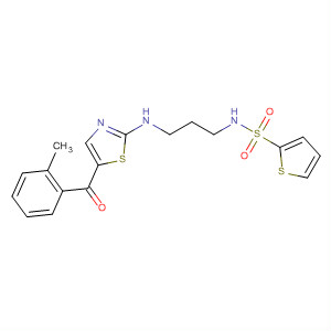 2-Thiophenesulfonamide,N-[3-[[5-(2-methylbenzoyl)-2-thiazolyl]amino]propyl]-