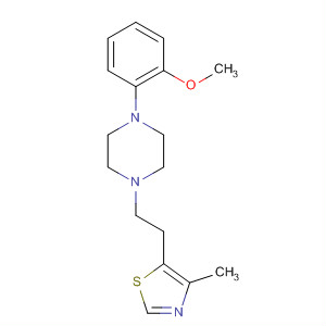 Piperazine, 1-(2-methoxyphenyl)-4-[2-(4-methyl-5-thiazolyl)ethyl]-