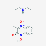 1-HYDROXY-3-METHYL-3,4-DIHYDRO-2(1H)-QUINOXALINONE 4-OXIDE N,N-DIETHYLAMINE SALT