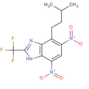 1H-Benzimidazole, 4-(3-methylbutyl)-5,7-dinitro-2-(trifluoromethyl)-