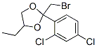 2-(bromomethyl)-2-(2,4-dichlorophenyl)-4-ethyl-1,3-dioxolane
