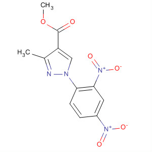 1H-Pyrazole-4-carboxylic acid, 1-(2,4-dinitrophenyl)-3-methyl-, methylester