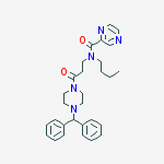 N-[3-(4-benzhydrylpiperazin-1-yl)-3-oxopropyl]-n-butylpyrazine-2-carboxamide