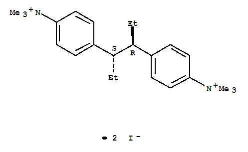 4,4'-hexane-3,4-diylbis(N,N,N-trimethylanilinium) diiodide